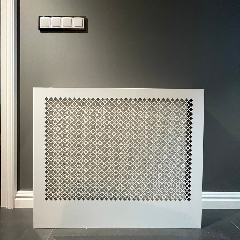 Cache-radiateur en aluminium